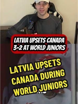 Team Latvia upsets team Canada 3-2 in a shootout at world juniors #NHL #hockey #hockeytiktoks #hockeylife #hockeyplayer #stanleycupplayoffs #nhlplayoffs #nhlhockey 