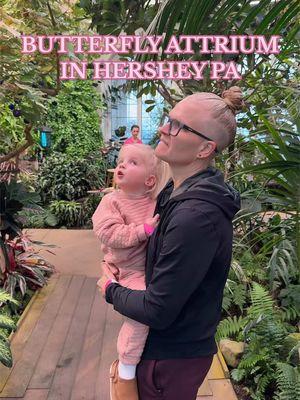 so sad we had to cut our trip short but it was nice to stop here on our way out #fyp #hersheypa #hersheygardens #butterflyatrium #momlife #Vlog 