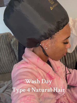 Wash Day | Straight to Curly ** this is not sponsored. I recently participated in @Mielle Organics online sale and have used these products for years. I do alternate my product brands but the deep conditioner is an every use. Any product recommendations?? #type4hair #washdayroutine #naturalhair #silkpress #deepconditioning #curls 