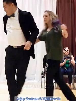 Arjay Centeno & Nikki Marvin 👌👌 #westcoastswing #wcswing #dancestudio #swingdancer #socialdance #fatherandson #dancing #ballroomdancer #lindyhop #partnerdancer #modernswing #westcoastswing