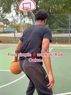 Simple 🎒work w/ Rob Colon #robcolon #friga #jlew #ballislife #fyp #foryou #hooper #hoopersoftiktok #athlete #basketball #NBA 