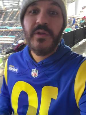 At the LA Rams and Cardinals game!!  Rams ready to clinch the playoffs!!! Rams House!!  #larams #laramsfans #whoshouse #ramshouse @LA Rams Super Fan @Los Angeles Rams 