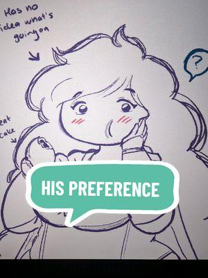 Well...I mean the man has a preference (uh wait, he's a god lol) 😂😁 . . . #art #doodle #plussize #plussizeartist #plussizeart #funnytiktok #darkfantasyart #fantasyart #comics #fyp #animation #animatic #plussizetiktok #arttok #thicktok #thickmen #fantasy #couples #darkfantasy #couplestiktok 