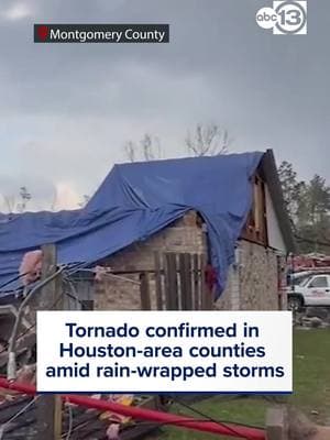 Saturday brought a strong line of storms that produced multiple tornadoes, hail, and high wind gusts. Courtesy: Jaime Garcia #abc13 #tornadoes #houston