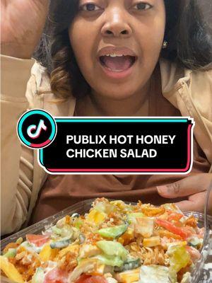 Finally tried the hot honey chicken tender salad from Publix! 9/10 #Foodie #foodreview #publixfood 