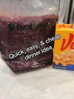 Quick, easy, & cheap dinner idea! Velveeta helper!! #DinnerIdeas #cheapmeals #EasyRecipes #quickmeals #contentcreators #fulltimervliving #venison 