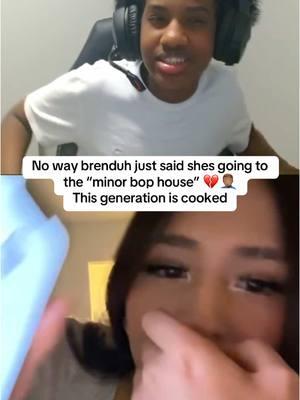 No way brenduh just said shes going to the “minor bop house” 💔🤦🏽‍♂️ #hezfromdao #ilybrenduh #streamer #kick #brenduh #viral #kickclips #fyp 