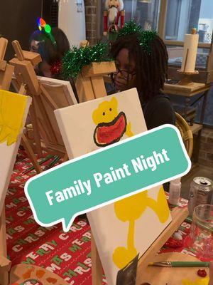 Just in case you were wondering how family paint night was going. ##FamilyPaintNight##FamilyTime##Queen##Mama##BohemianRhapsody