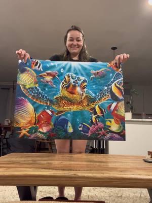 This one was so much fun to do! #puzzle #jigsaw #turtle #ocean 