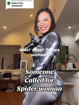 Replying to @BXGEWOZ  did someone call for spider woman? #costume #spiderman #OOTD #ootdoutfits 