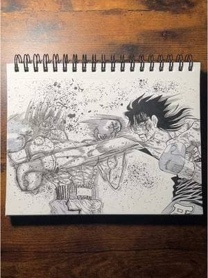 MASHIBA VS ROSARIO🔥🔥🔥#fyp #fypシ #mashiba #rosario #hajimenoippo #art #animeart #animefypシ 