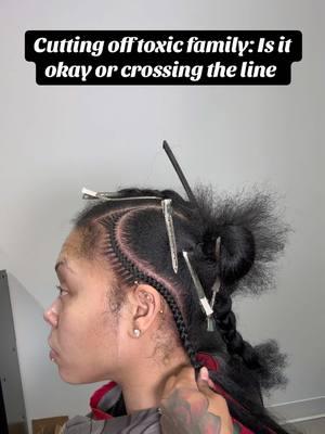 Let’s talk about it… #fyp #foryou #toxicrelationship #family #explorepage #dallashairstylist #stitchbraids #braidtutorial #parting #voiceover #tutorial #dallasbraider 