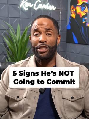 Wondering if he’s ever going to commit? Here are 5 signs he probably won’t: 1️⃣ He says he’s not ready for a relationship. 2️⃣ Your conversations stay surface level—no depth, no plans for the future. 3️⃣ He suggests you see other people (he’s already out). 4️⃣ He only sees you when it’s convenient for him. 5️⃣ The relationship never progresses, and his excuses sound good, but they’re just that—excuses. Remember this: A man trades his time for the things he values. If he’s not making time for you, it’s time to reassess. 💯 #Relationship #communicationskills #emotionallyunstable #situationship #situationships #relationshipadvice #commitment #commit #Love