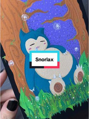 So cozy #art #fanart #snorlax #pokemon #drawing #painting #artist #acrylicgouache 