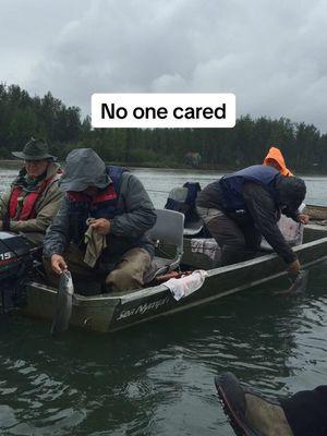 No one cared. #salmonfishing #fishing #alaskafishing #alaskasalmon #flyfishingdelaware 