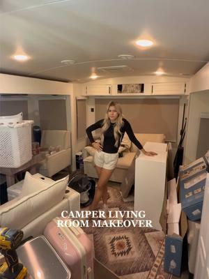 Who wants to see the results?! 🤭#campergirl #renovation #camper #rvlife #Lifestyle #cleaning #rvpark  