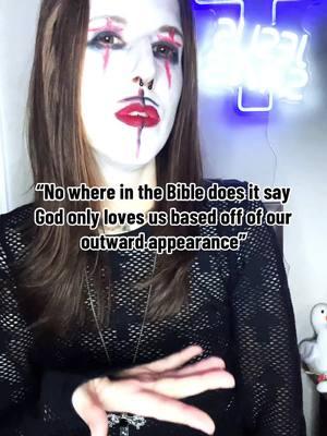 God doesn’t love “attractive” people more. God doesn’t just use physically attractive people. Just because you think someone is ugly doesn’t mean God does. Just because you don’t like someone’s style doesn’t mean you’re superior. 💀 #christianity #christian #christians #iamachristian #alternativechristian #altchristian #christianmetalheads #christianmetalhead #jesusfreak #jesusfreaks #blacksheep #christianpunk #christiangoth #christianemo #followerofJesus #youareloved #youarefearfullyandwonderfullymade #Godknowsyourheart  