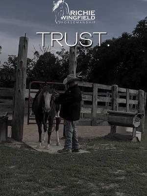 🤝 Building Trust, One Step at a Time 🤝 Trust is the foundation of everything we do in horse training. Whether you’re a rider or a horse, true progress can only happen when there’s mutual respect, patience, and understanding.  When we work with horses, it’s not just about the skills or techniques we use. It’s about creating and maintaining a bond where both the horse and rider feel safe, confident, and connected. This trust allows us to tackle challenges together, push through obstacles, and celebrate every small victory along the way. As trainers and riders, we remind ourselves that trust takes time, but the payoff is immeasurable. When trust is built, communication improves, confidence soars, and every ride becomes an opportunity for growth. 🌟 So, whether you’re just starting your journey or you’re deep in the process, remember that trust is the key to unlocking your true potential. For both you and your horse. Let’s keep building that bond, one step at a time. 🐴⚡️ What’s one thing you’re doing today to build more trust with your horse? Share your thoughts with us! 👇 #fyp #viral #RichieWingfieldHorsemanship #horsesoftiktok #TrustInTraining #HorseTraining #BondWithYourHorse #MutualRespect #Horsemanship #BuildingConfidence #EquestrianJourney