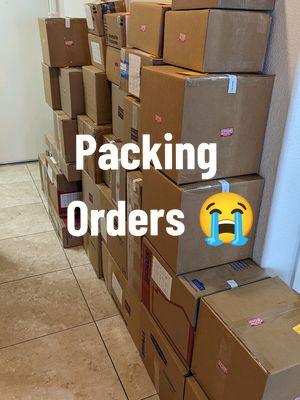 I'm exhausted! 😩 #whatnot #packingorders #whatnotorders #orders #vintagedecor #whatnotseller 