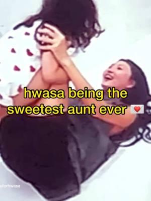 im gonna cry she’s 100% a family girl 🥹 #hwasa #화사 #hwasaedit #fyp #kpop #family #niece 