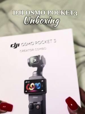 Let's Unbox my DJi Osmo pocket 3 #osmo #osmopocket3 #osmopocket3combo #osmopocket3accessories #vlogging #fyp #viralvideo 