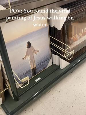 It was the only one left in my hobby lobby location! I can’t wait to put it up! 🥺 #hobbylobby #hobbylobbyfinds #christian #jesus #jesuswalkingonwater #themessiah #soworthit #creatorsearchinsights #musthave #christiantiktok 