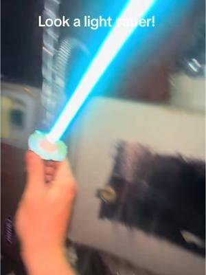 Holy smokes! Look a light saber! #starwars #wow #cool #toys 