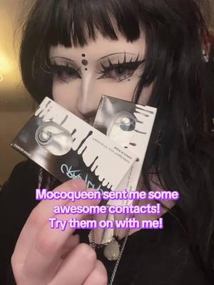 Make sure to use code “tootie” for 10% off!!! @MocoQueen #mocoqueen #contacts #goth #fyp 