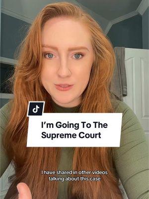 We’re going to the Supreme Court. I am so thankful for the opportunity to support @TikTok and represent the creators here. Thank you to @UnderTheDeskNews for keeping users informed and I hope to see you there!  Let’s #keeptiktok ♥️  #supremecourt #tiktokban #tiktoksupremecourtcase #creator #chloebluffcakes 