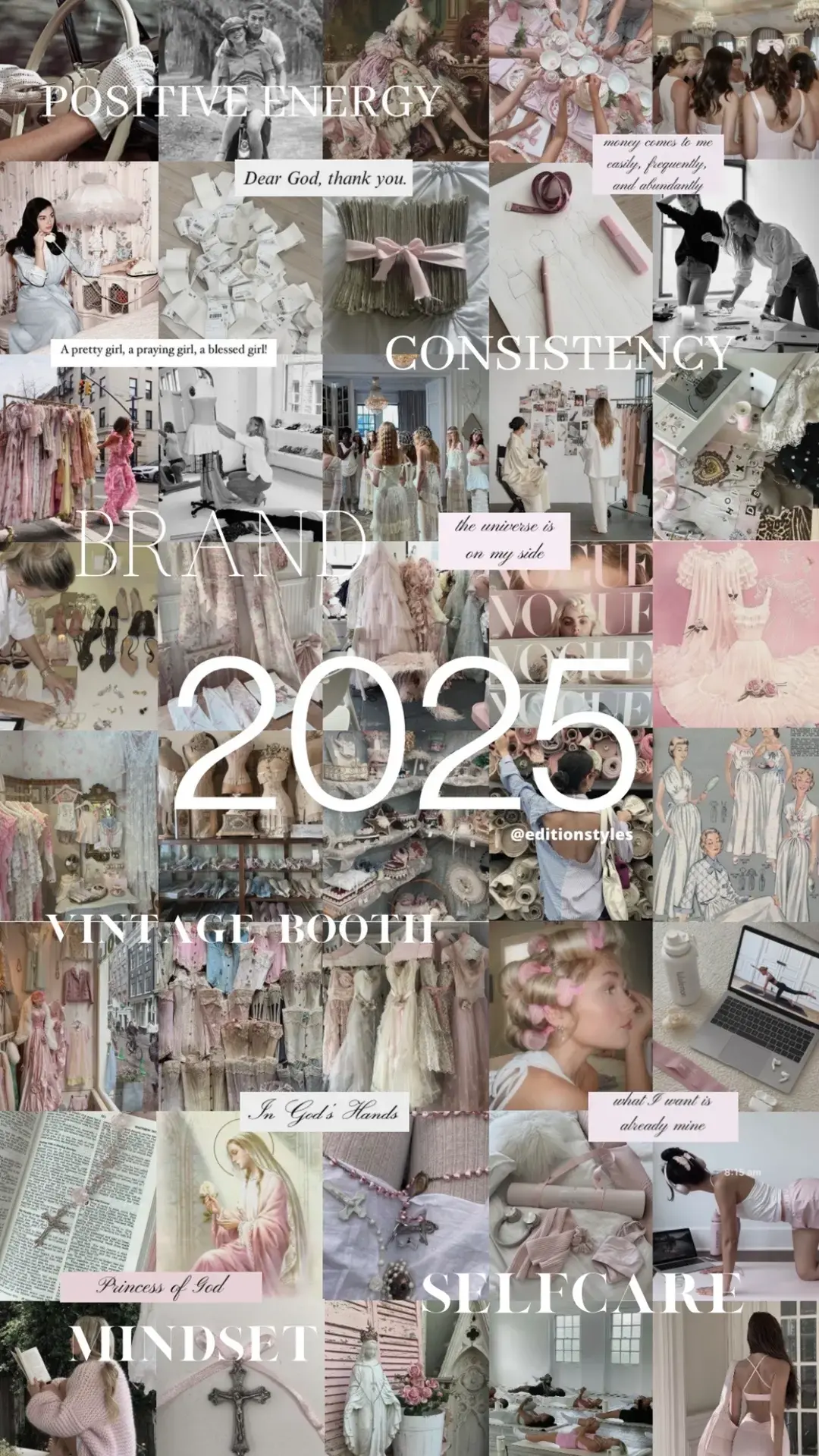 If you haven’t made a vision board this is your sign to do so, they really work.. 👀 #2025visionboard #2025 #visonboard #moodboard #newyearnewme #newyearsresolution 