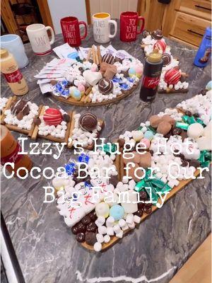 IZZY’S HOT COCOA BAR #justthebells10 #mydaughter #holidayseason #throwbacks #hotcocoa #hotchocolatebar #wintervibes 