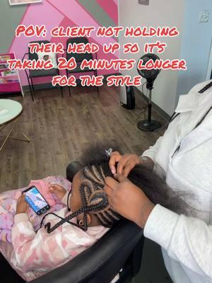 😩😩😩 my neck hurts holding my head the way I want yall to #delaware #wilmingtondelaware #kidstyles #miraclehandzgrowthoil #cosmetologist #braider #braidstyles 