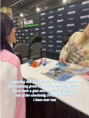 i love & adore you, @Grace Van Dien and i LOVE seeing you HAPPY and GLOWING with @Johnnie Guilbert 🦋🖤 #trend #fanexpo #fanexpophilly #gracevandien #johnnieguilbert 