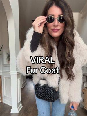 This is definitely going to be apart of my winter staple 😍 #relatablemom #millennialmom #fashionover40 #millennialfashion #viralfurcoat 