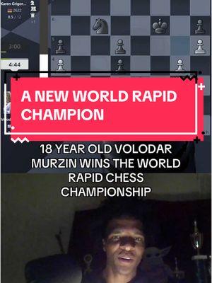 CONGRATULATIONS VOLODAR WHAT A RUN #fyp #chess #chesstok #live #scaryopening #chesswithsound #howtoplaychess #worldchesschampionship 