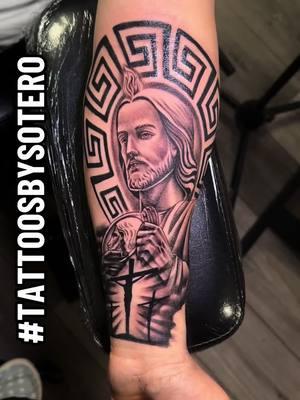 San Judas Tadeo el santo patron🙏🏽😎 gracias a todos por su confianza y apoyo👏🏽👏🏽👏🏽 #tattoosbysotero #tattoos #fypシ #fy #fypシ゚viral #fypage #page #pov #houstontattooshop #trust #portertattoo #sleevetattoo #tattooideas #blessed #sanjudastadeo💚 #sanjudas #sanjuditas #sanjudastadeo #sanjuditastadeo🤍💚💛 #saintjude #santopatron🙏💚 #thank 