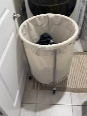 The BEST giant rolling laundry basket is so convenient! This is in the size 170L/45g The color is Cream and silver my favorite 😍🔥 @SONGMICS HOME #songmicshome #laundry #laundrytok #laundryhack #laundryday #fyp 