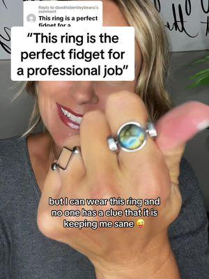 Replying to @dooditsbentleybeans Since some are saying it’s not discreet or it will bother others I pulled this from my drafts 😉 #professionalfidgeter #officefidget #workfidgets #quietfidgets 