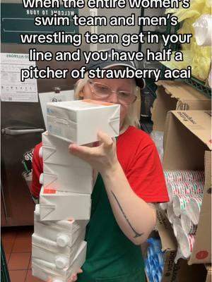 get me 10 cc’s of acai STAT #fyp #fypシ #fypシ゚viral #fypage #algorithm #starbucksbarista #barista #baristalyfe #work #coworker #coworkers #customer #foodservice #starbucksdrinks #strawberryacai #pinkdrink #tarbucks #tarbucksbarista #baristaproblems #peak #awhellnaw #awhellnah #viralvideo #trending #baristalife #baristatiktok #baristatok #baristadaily 