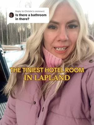 Replying to @Christie yes, there is a bathroom…sort of!!!  📍AITO HOTEL:ROVANIEMI, FINLAND This Lapland hotel does give guests access to really nice spa facilities where you can shower. Just think of it as glamping! Aito Hotel is definitely a Lapland hotel worth staying at! #lapland #laplandfinland #finland #finland🇫🇮 #finlandtiktok #beautifulhotels 