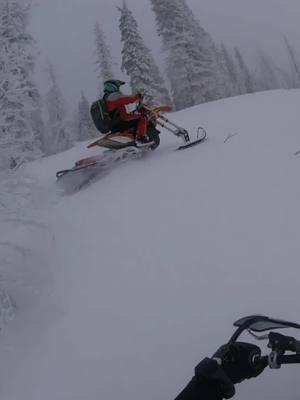 Good riding so far! #snowbike #fyp #timbersled #pnw 