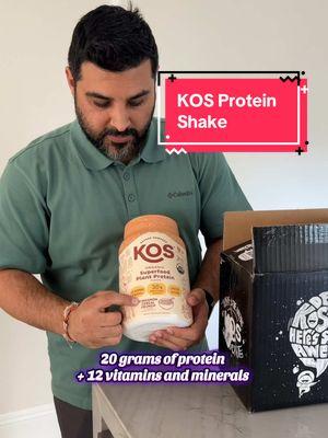 Fuel your day with the power of KOS Protein Shake! Packed with plant-based goodness and essential nutrients, the delicious blend not only satisfies your cravings but also supports your fitness goals. Whether you're post-workout or just need a nutritious boost, KOS Protein Shake is your tasty companion for a healthier lifestyle – shake it up and taste the difference! #kos #kosproteinpowder #proteinshake #20gprotein #protein #mealreplacement #TikTokShop 