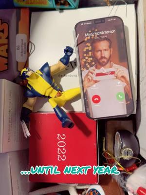 Sending Ryan Reynolds and Wolverine off to their North Pole hideout. See you next year, boys! 🎄 #bromance #untilnextyear @Ryan Reynolds #wolverine #mintmobile @Mint Mobile #christmas #christmasornament #ryanreynolds #hughjackman #mintymcminterson 