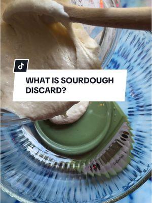 What is sourdough discard? #sourdough #sourdoughtok #sourdoughtiktok #sourdoughbread #sourdoughstarter #sourdoughclub #sourdoughasmr #sourdoughdiscard 