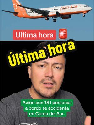 Última hora🚨 otro accidente aéreo. . . . . . . . . #jejuair #CoreaDelSur #Avión #AccidenteAéreo #ÚltimaHora