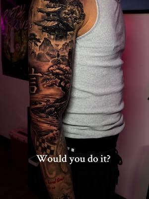 $2500 for this qtr sleeve.. 16 hours of work.. would you do it? 🤔 #nctattooartist #fyp #fypシ #fypシ゚viral #fypage #fyppppppppppppppppppppppp #tattooartist #tattooideas 