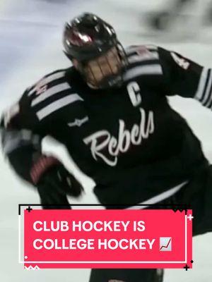 CLUB HOCKEY IS COLLEGE HOCKEY— UNLV (ACHA M1) just stunned Denver (NCAA DI defending national champions) at Magness Arena in a 7-6 shootout win 😱(via NCHC TV) #hockey #hockeytok #collegehockey #unlv 