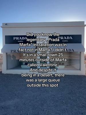 #prada #pradamarfa #marfa #marfatexas #texas #installationart #landart #famousart #contemporaryart #texasart #roadtrip #desert #texastravel #texastiktok #texastok #millennialtrends #millennialfashion 