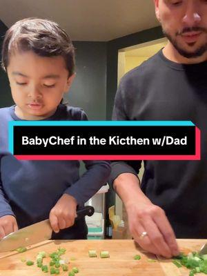 In the kitchen with jio whipping up a quick Coconut Lime Soup. #creatorsearchinsights #dadandson #kidsinthekitchen #kidscancook #teachyourkids 