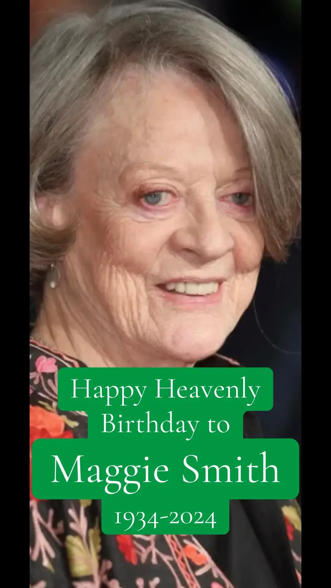 #downtonabbey #sisteract #hook #harrypotter #theprimeofmissjeanbrodie #maggiesmith #violetcrawley #mothersuperior #professormcgonagall #grannywendy #nannymcpheereturns #nannymcpheeandthebigbang #filmactress #filmstar #tvactress #tvstar #happyheavenlybirthday #restinpeace 